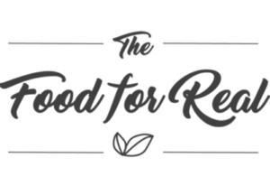 Logo para the food for real — criado por Edilander Tôrres, designer gráfico em Portugal