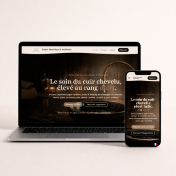 Website Korea Head Spa e Aesthetic